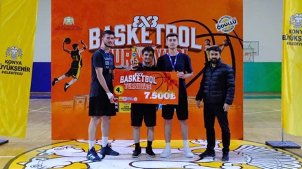 Selçuk Üniversitesinde 3x3 Basketbol turnuvası heyecanı yaşandı